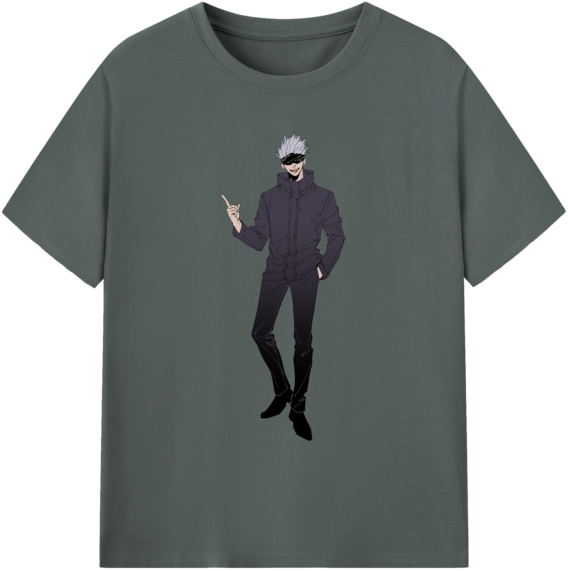 （画像用） 呪術廻戦 Jujutsu Kaisen 綿100％ メンズ半袖Tシャツ｜肌触りやわらか＆通気性